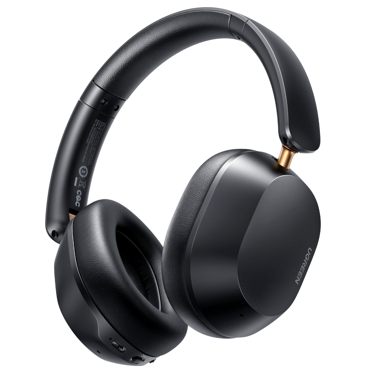 UGREEN HiTune Max5c Hybrid Active Noise-Cancelling Headphones Black