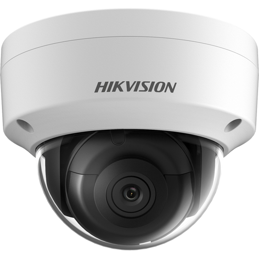 Hikvision Eco 2MP dome, 2.8mm lens, 30m hybrid-light, MD 2.0 with firmware update, microphone, 12VDC/POE