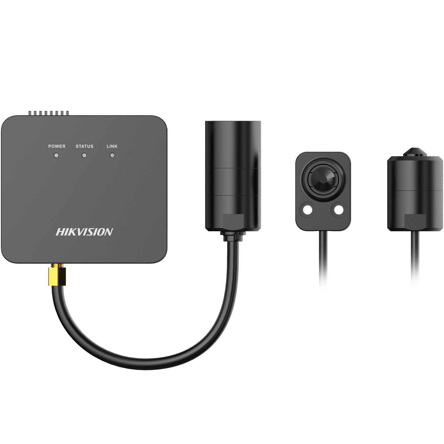Hikvision Special series 2MP pinhole 3.7mm lens 120dB WDR 1 audio/ 1 alarm I/O 12VDC/POE - 8m cable