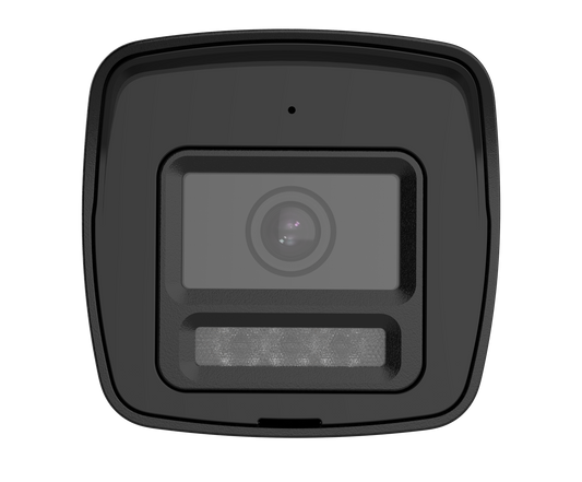 Hikvision Turbo HD 2MP bullet, 2.8mm lens, 20m hybrid light, microphone, two-way audio & siren, 12VDC