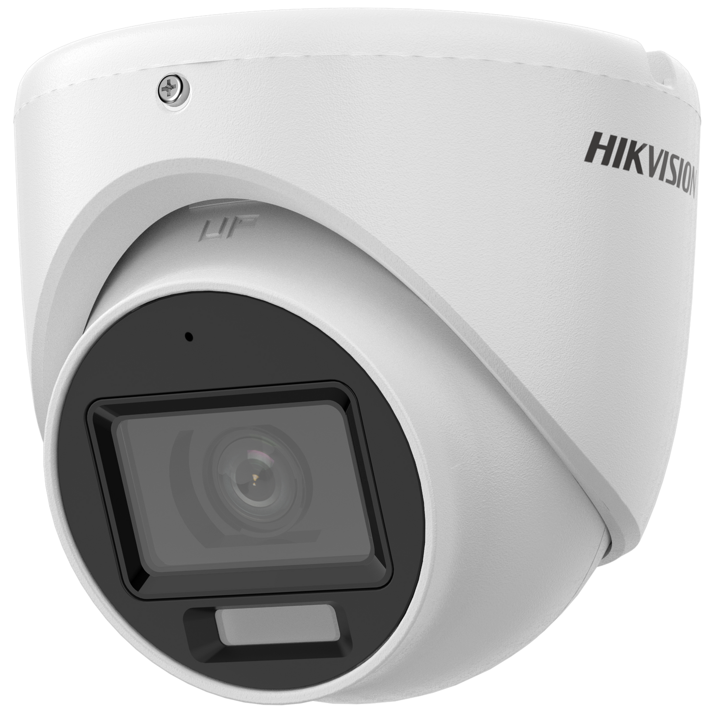 Hikvision Turbo HD 2MP hybrid light metal turret 2.8mm lens 20m IR/20m white light microphone 12VDC