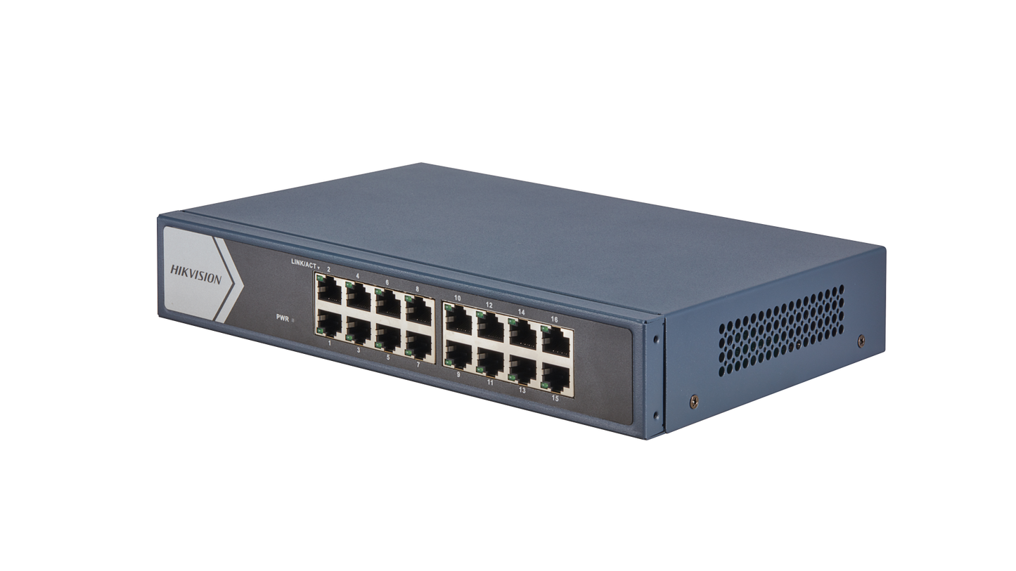 Hikvision 16 port rackmount gigabit switch