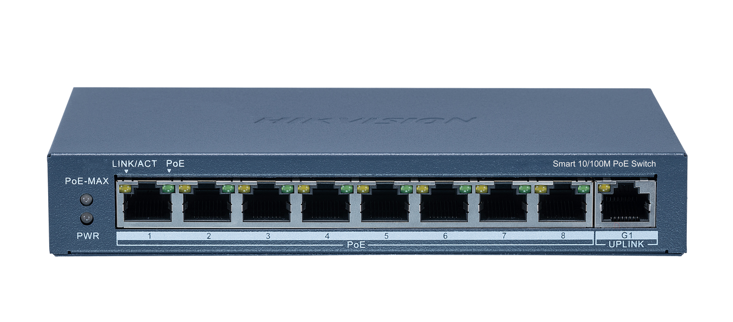 Hikvision 8-Port Smart POE Switch