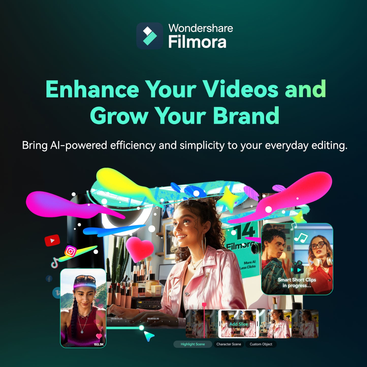 Wondershare Filmora AI Credits: 1500 Credits Pack, valid for 1 year