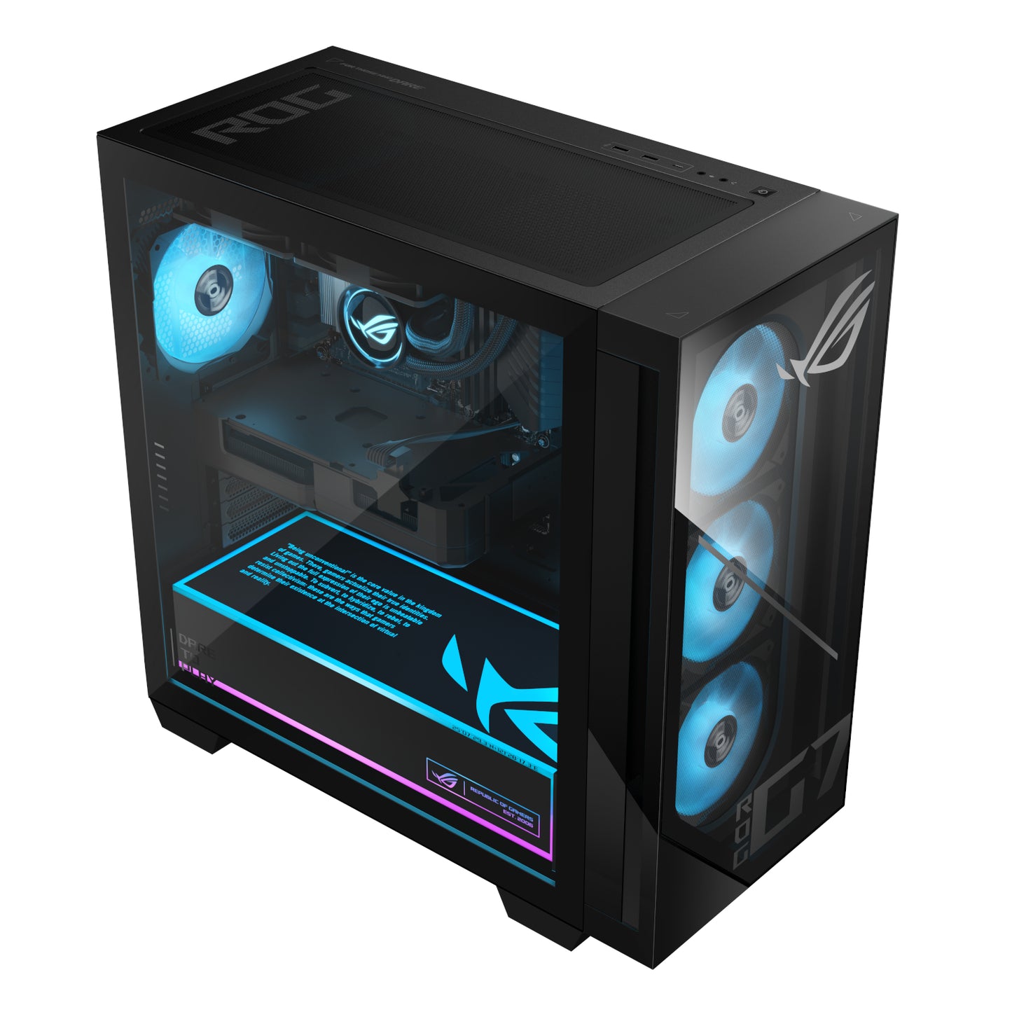 ASUS ROG Strix Intel U5-225F 16GB DDR5 1TB 2280 P4 SSD W11H 3Y WAR Gaming Desktop
