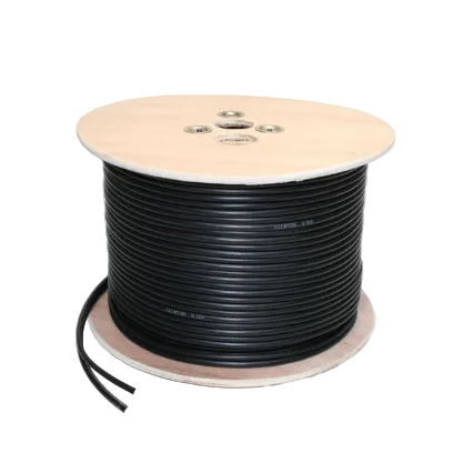 RG59 Co-Axial 75ohm with 0.5mm 2 Pair Cable Black 500 meters High grade