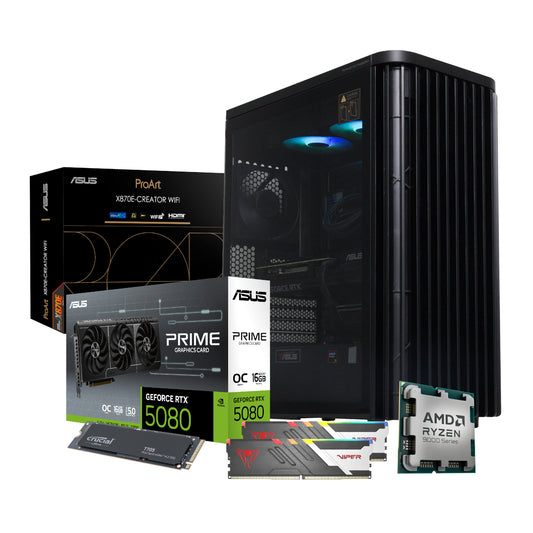 PCBuilder Ryzen 9 9950X Rembrandt Windows 11 PC