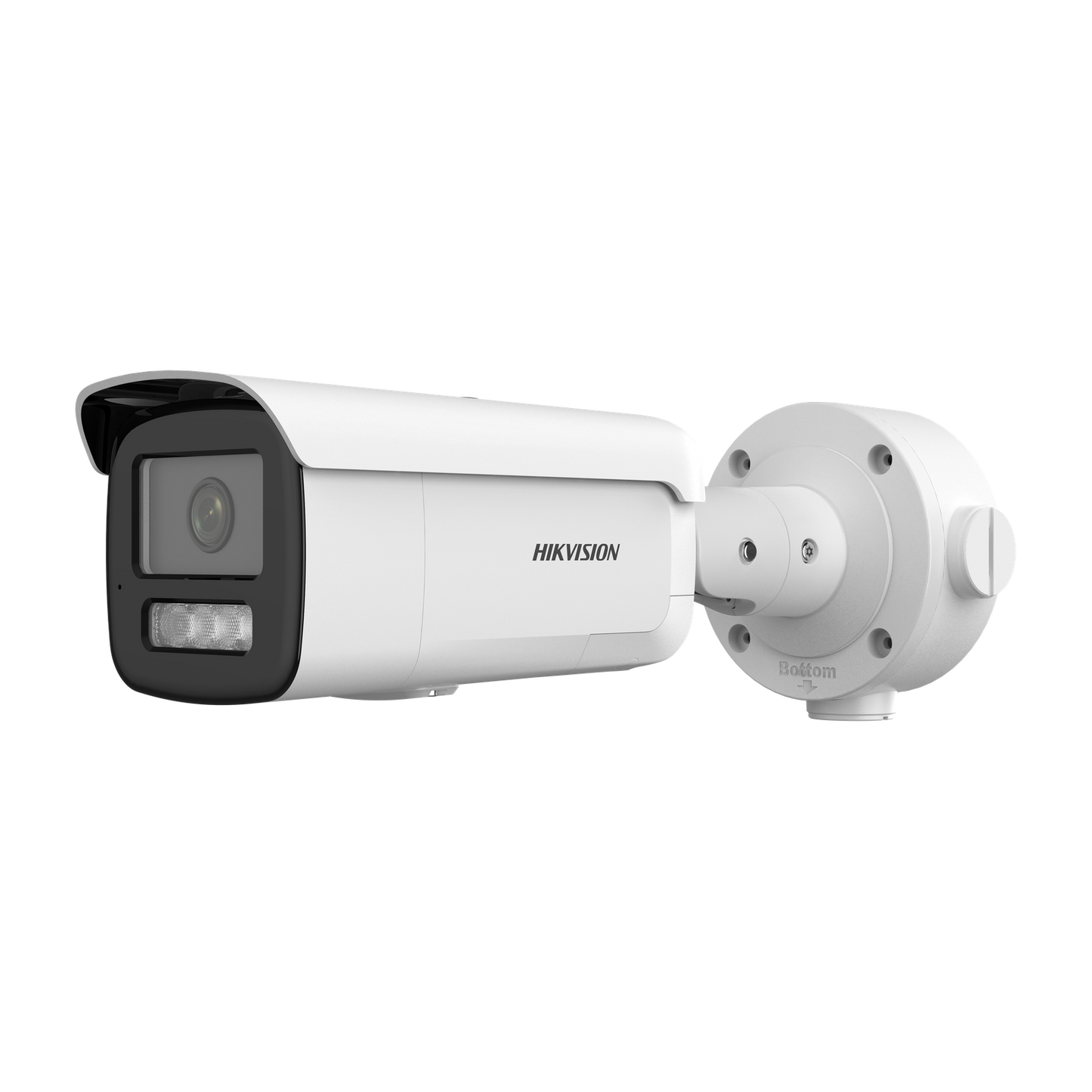 Hikvision AcuSense 4MP bullet 60m IR 120dB WDR strobe & siren 12VDC/POE