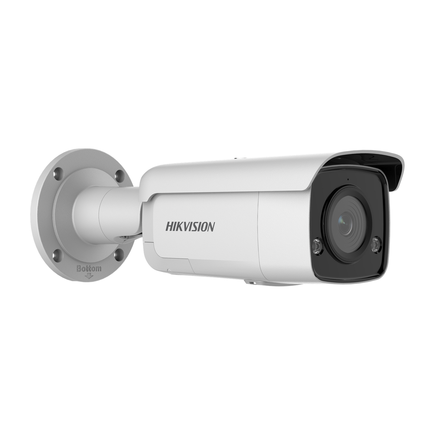Hikvision AcuSense 4MP bullet 6mm lens 60m IR 120dB WDR microphone 1 audio/ 1 alarm I/O built-in strobe-light & siren 12VDC/POE