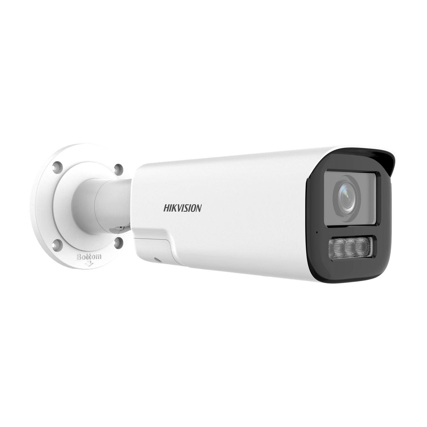 Hikvision Turbo HD 5MP bullet, 2.7-13.5mm lens, 60m hybrid-light, strobe-light & siren, two-way audio, 12VDC