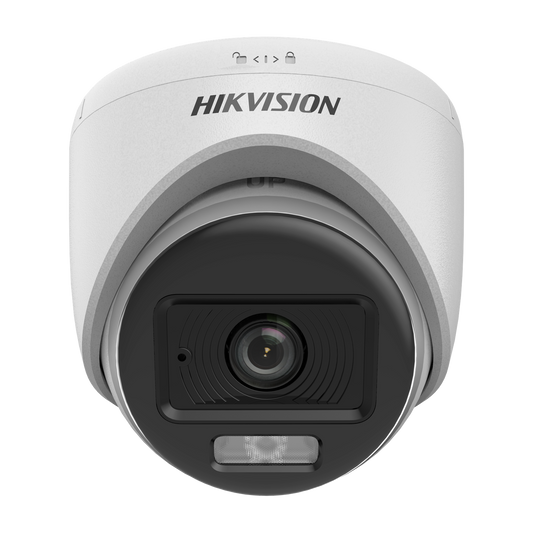 Hikvision Hybrid Eco-ColorVu 2MP plastic turret 2.8mm lens 20m IR/20m white light 12VDC