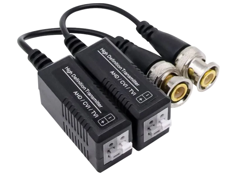 CX HD Balun with 12VDC power input/output - Pair