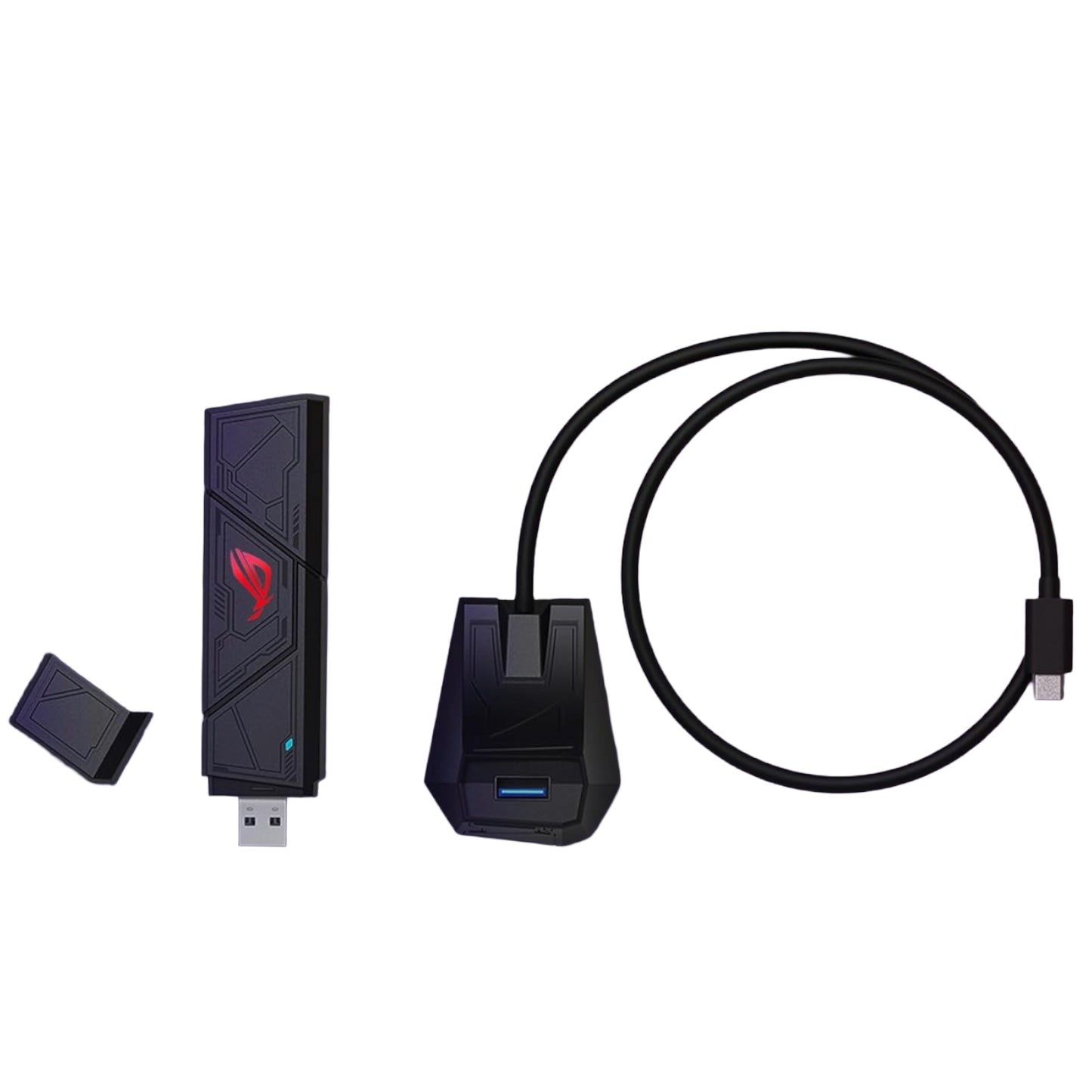 ASUS ROG USB-BE92 BE6500 WiFi 7 Tri-Band USB Wireless Network Adapter