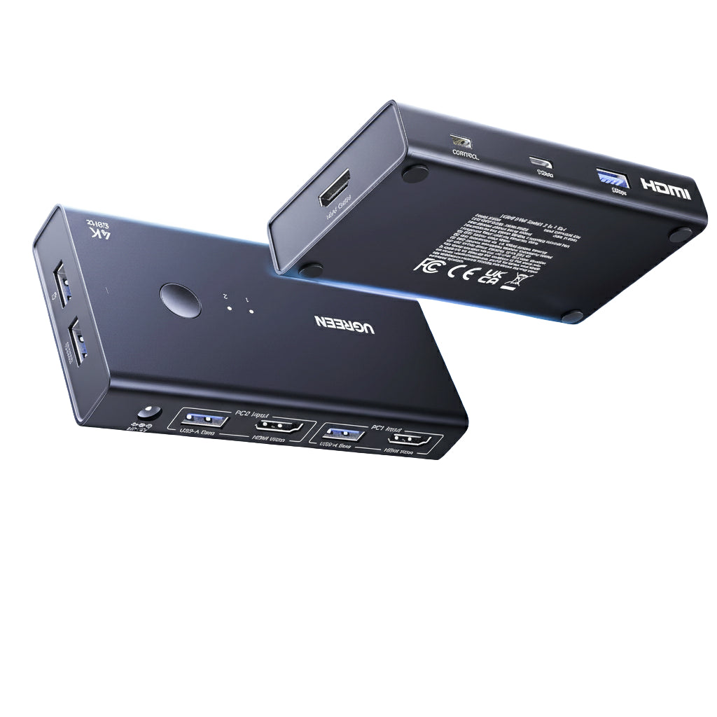 UGREEN HDMI 2.0 KVM Switch 2 In 1 Out