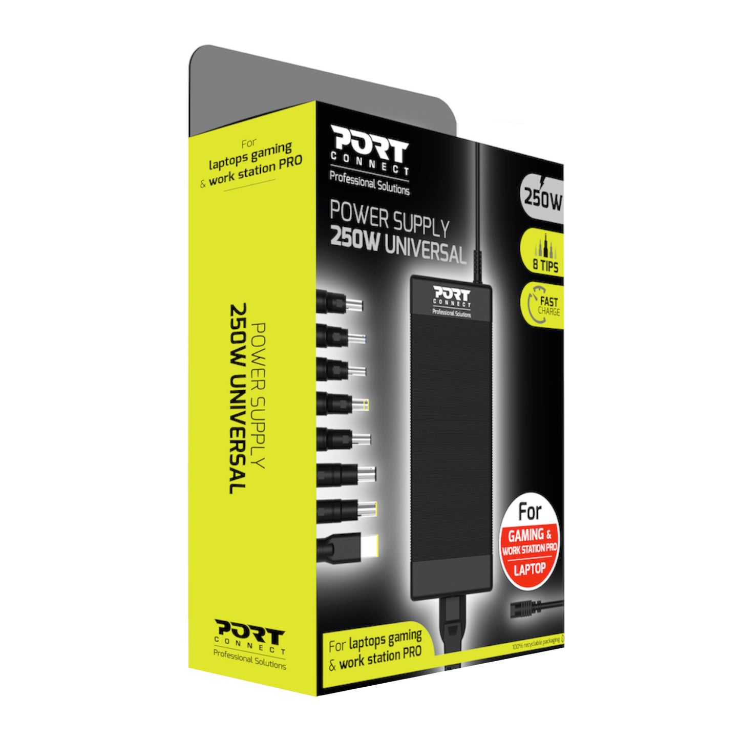 Port NB PWR ADAPT Universal Game/WS 250W