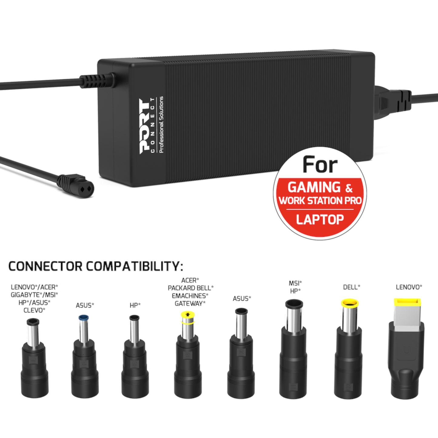 Port NB PWR ADAPT Universal Game/WS 250W