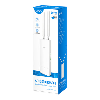 Cudy AC1200 Gigabit Dual Band WiFi5 Outdoor Access Point
