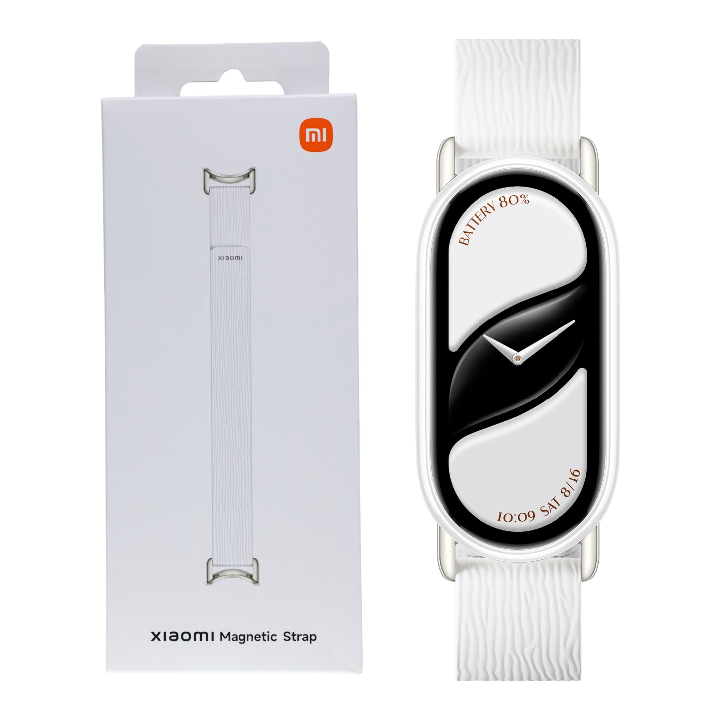 Xiaomi Smart Band 10 Magnetic Strap - Glacier White
