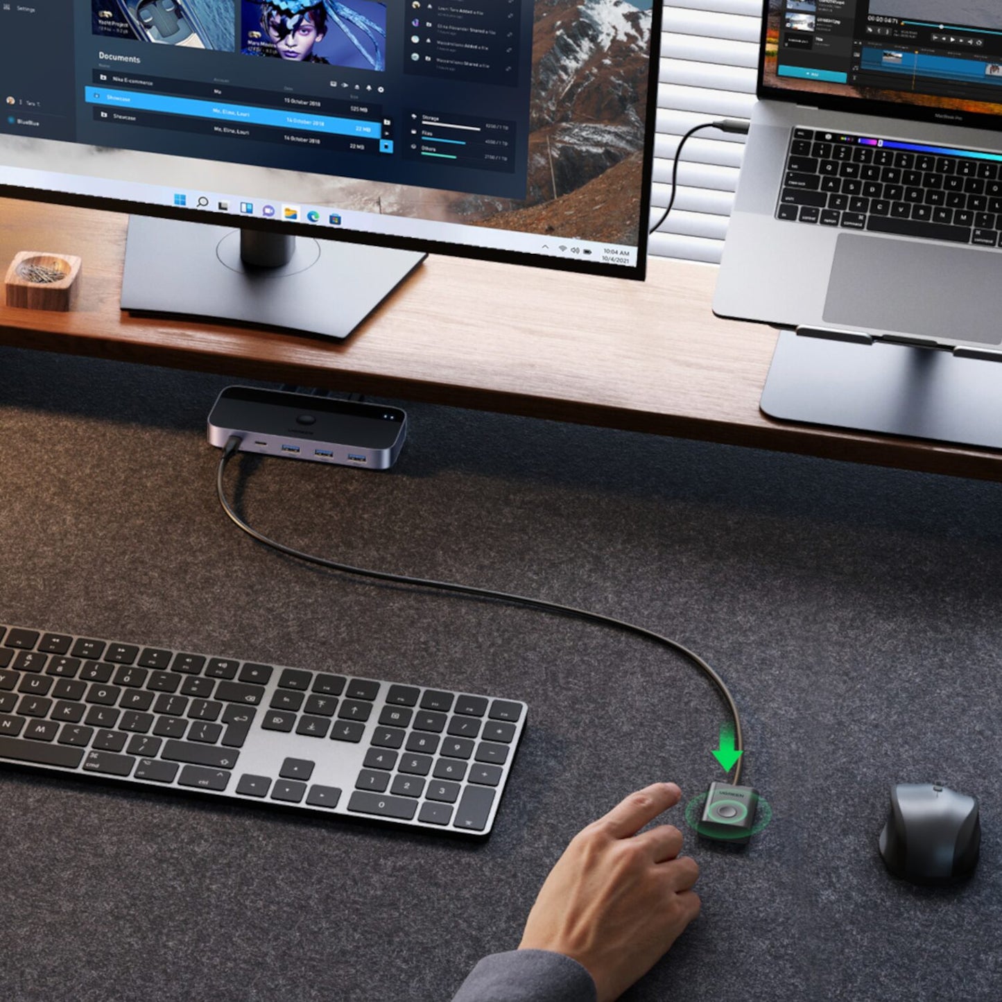 UGREEN USB 3.0 Sharing Switch 2 In 4 Out