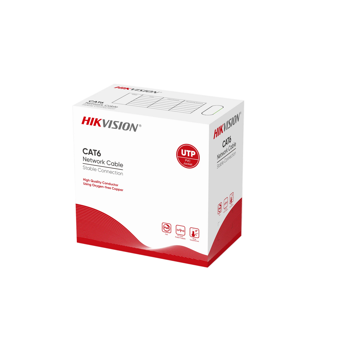 Hikvision CAT6 Network Cable - 305m Roll