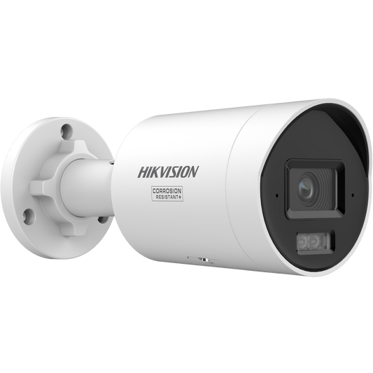 Hikvision ColorVu 4MP bullet 4mm lens 40m hybrid-light 130dB WDR 12VDC/POE