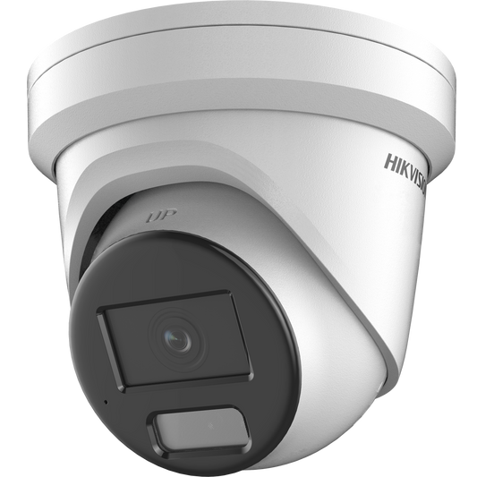 Hikvision AcuSense 4MP turret  2.8mm lens 40m IR 120dB WDR  F1.0 lens microphone 12VDC/POE
