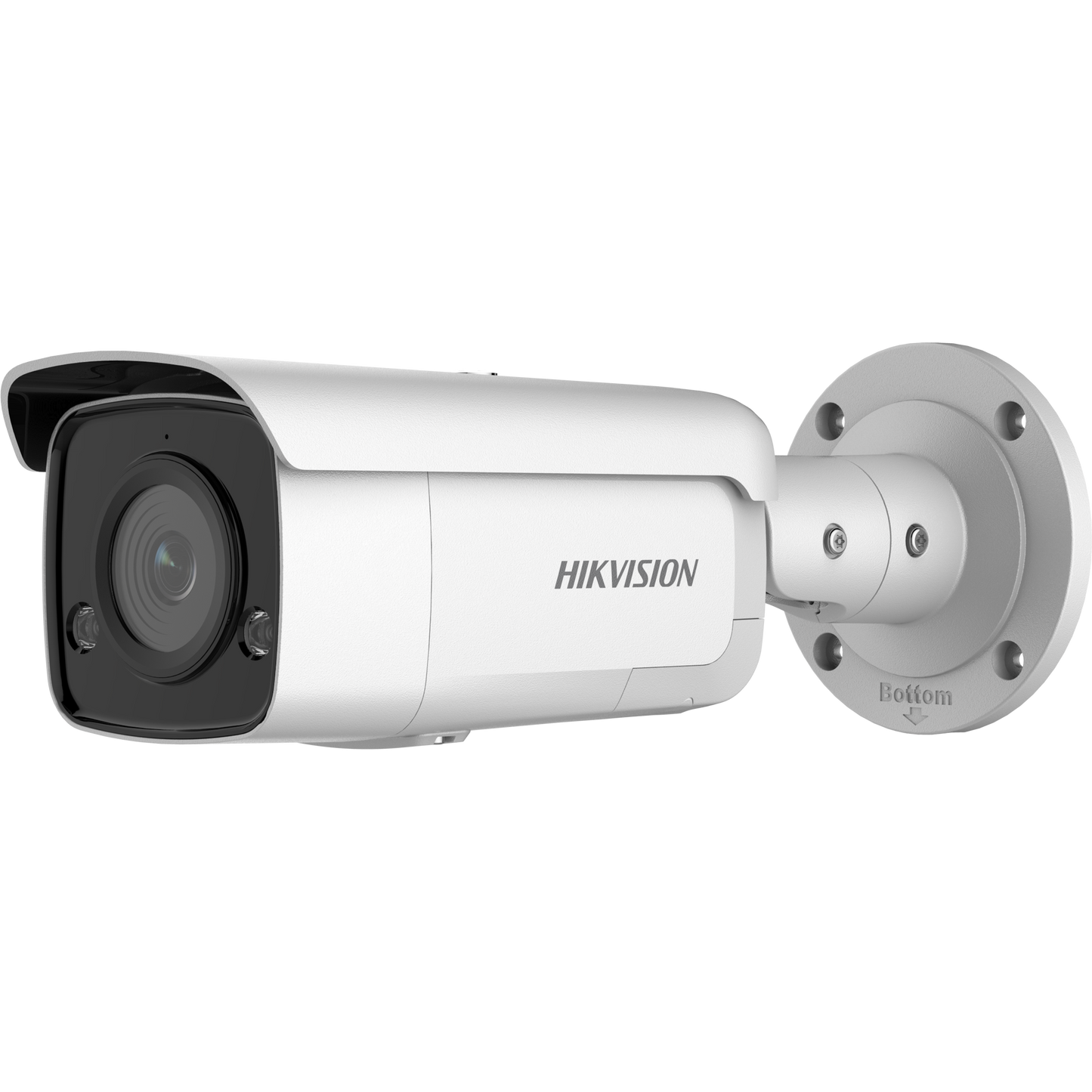 Hikvision AcuSense 4MP bullet  6mm lens 60m IR 120dB WDR microphone 1 audio/ 1 alarm I/O  built-in strobe-light & siren 12VDC/POE