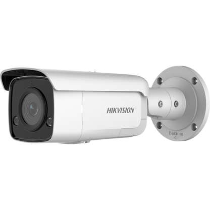 Hikvision AcuSense 4MP bullet  6mm lens 60m IR 120dB WDR microphone 1 audio/ 1 alarm I/O  built-in strobe-light & siren 12VDC/POE