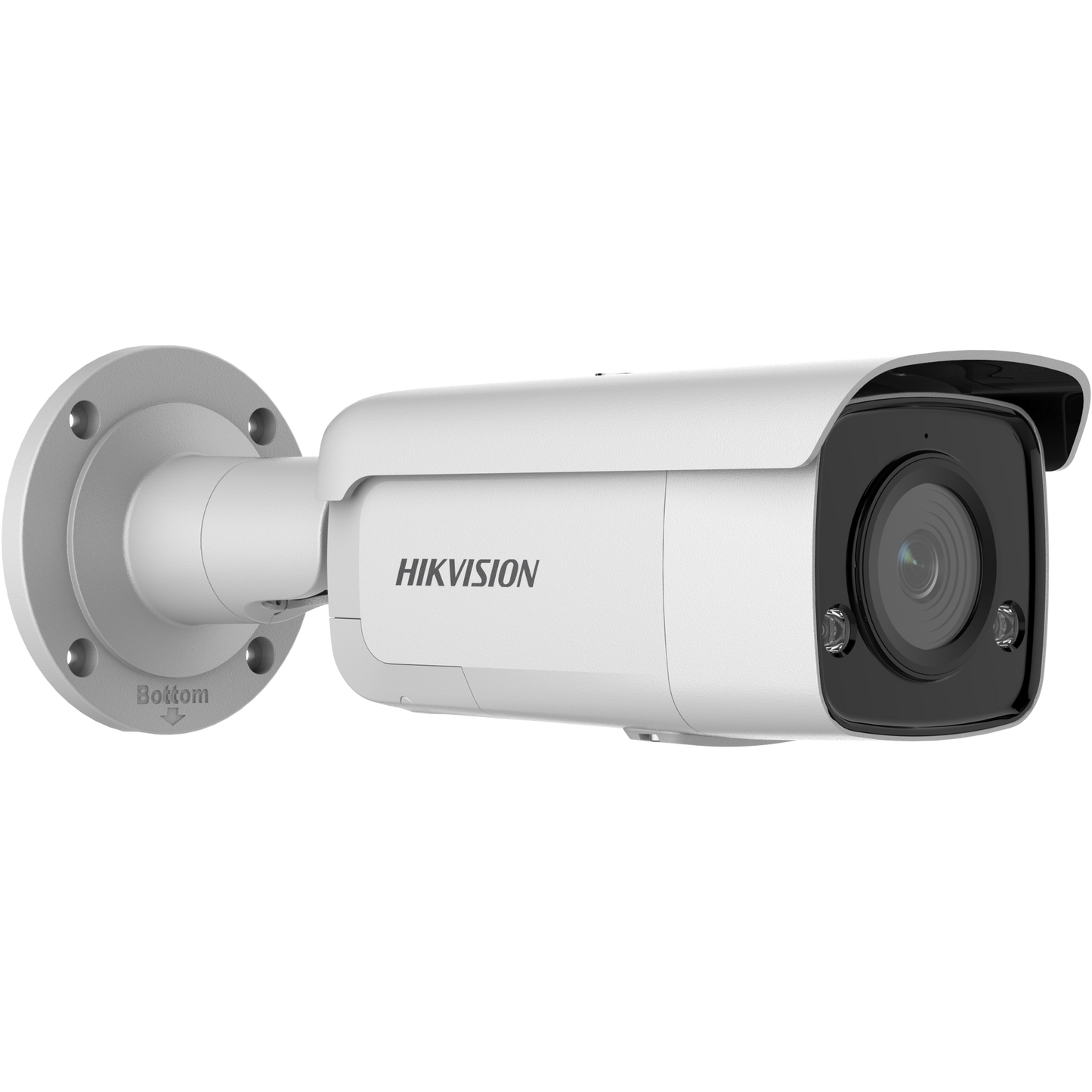 Hikvision AcuSense 4MP bullet  6mm lens 60m IR 120dB WDR microphone 1 audio/ 1 alarm I/O  built-in strobe-light & siren 12VDC/POE
