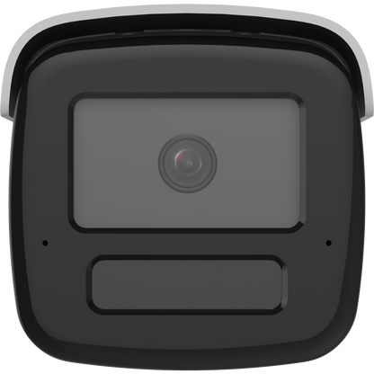 Hikvision AcuSense 4MP bullet 4mm lens 60m IR 120dB WDR F1.0 lens arrayed microphones built-in strobe-light & siren 12VDC/POE