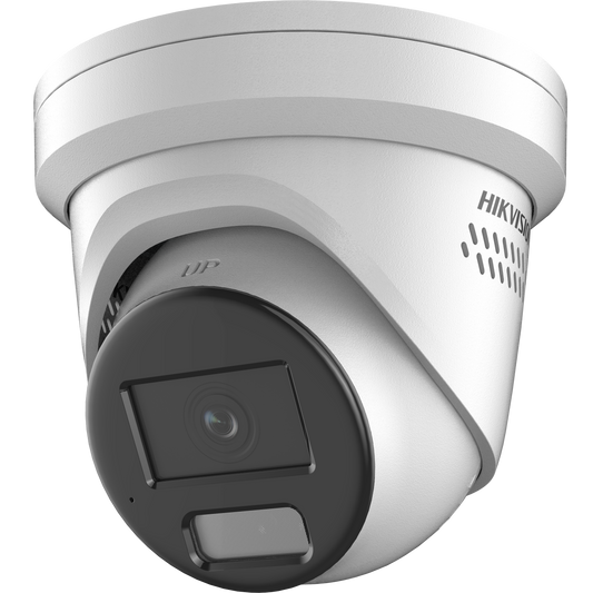Hikvision AcuSense 4MP dome 2.8mm lens  40m hybrid-light 120dB WDR strobe & siren alarm & audio I/O 12VDC/POE
