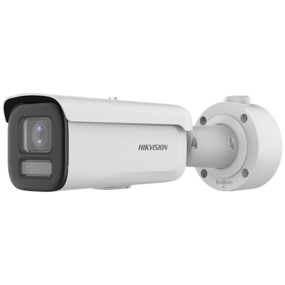 Hikvision AcuSense 4MP bullet 2.7-13.5mm lens 60m IR 120dB WDR alarm I/O 12VDC/POE