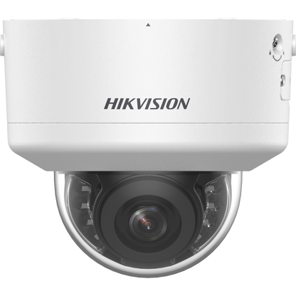 Hikvision AcuSense 4MP dome 2.7-13.5mm lens 40m IR 120dB WDR alarm I/O 12VDC/POE