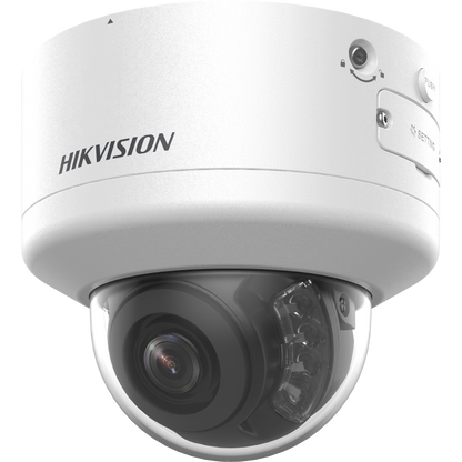 Hikvision AcuSense 4MP dome 2.7-13.5mm lens 40m IR 120dB WDR alarm I/O 12VDC/POE