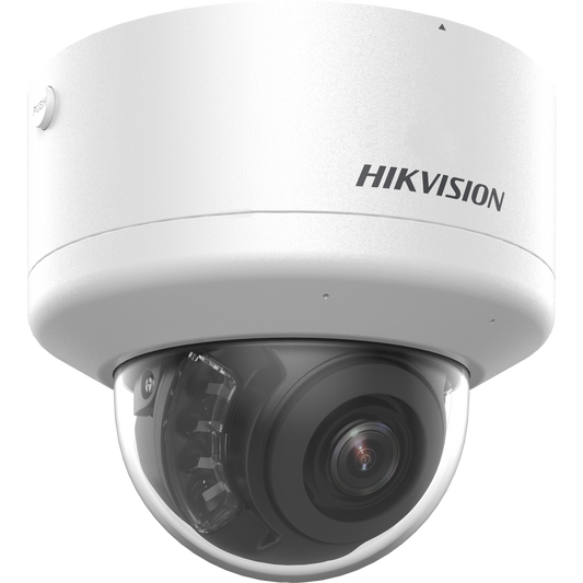 Hikvision AcuSense 4MP dome 2.7-13.5mm lens 40m IR 120dB WDR alarm I/O 12VDC/POE