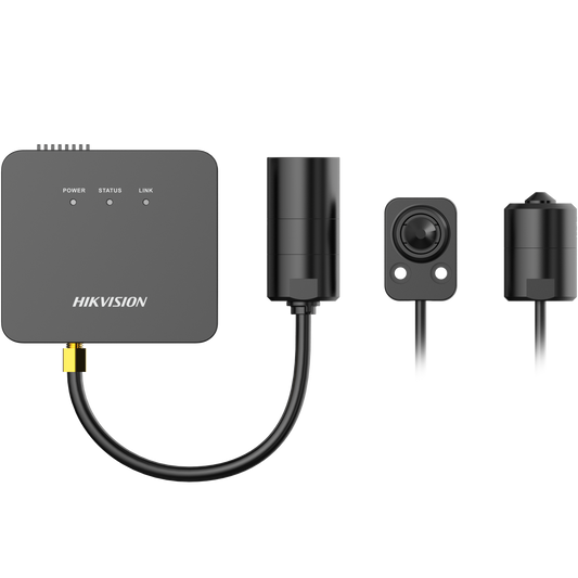 Hikvision Special series 2MP pinhole  3.7mm lens  120dB WDR  1 audio/ 1 alarm I/O 12VDC/POE - 8m cable