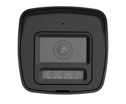 Hikvision Turbo HD 2MP bullet, 2.8mm lens, 20m hybrid light, microphone, two-way audio & siren, 12VDC