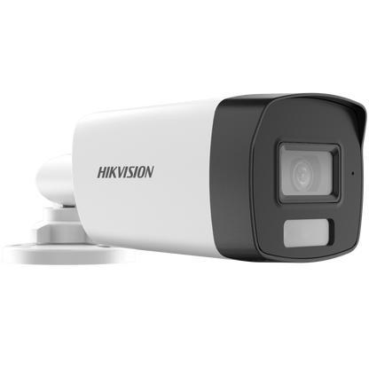 Hikvision Turbo HD 2MP bullet, 40m hybrid light, microphone, two-way audio & siren, 12VDC