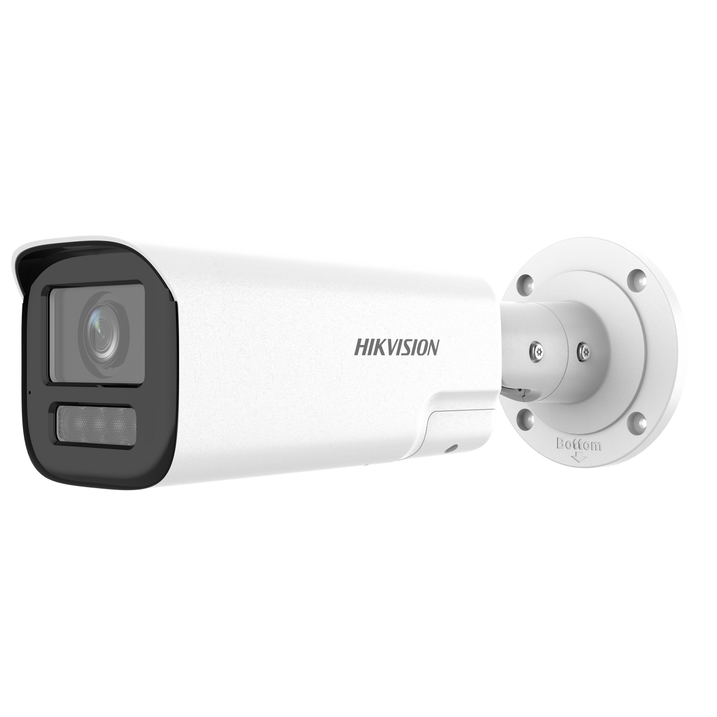 Hikvision Turbo HD 5MP bullet, 2.7-13.5mm lens, 60m hybrid-light, strobe-light & siren, two-way audio, 12VDC