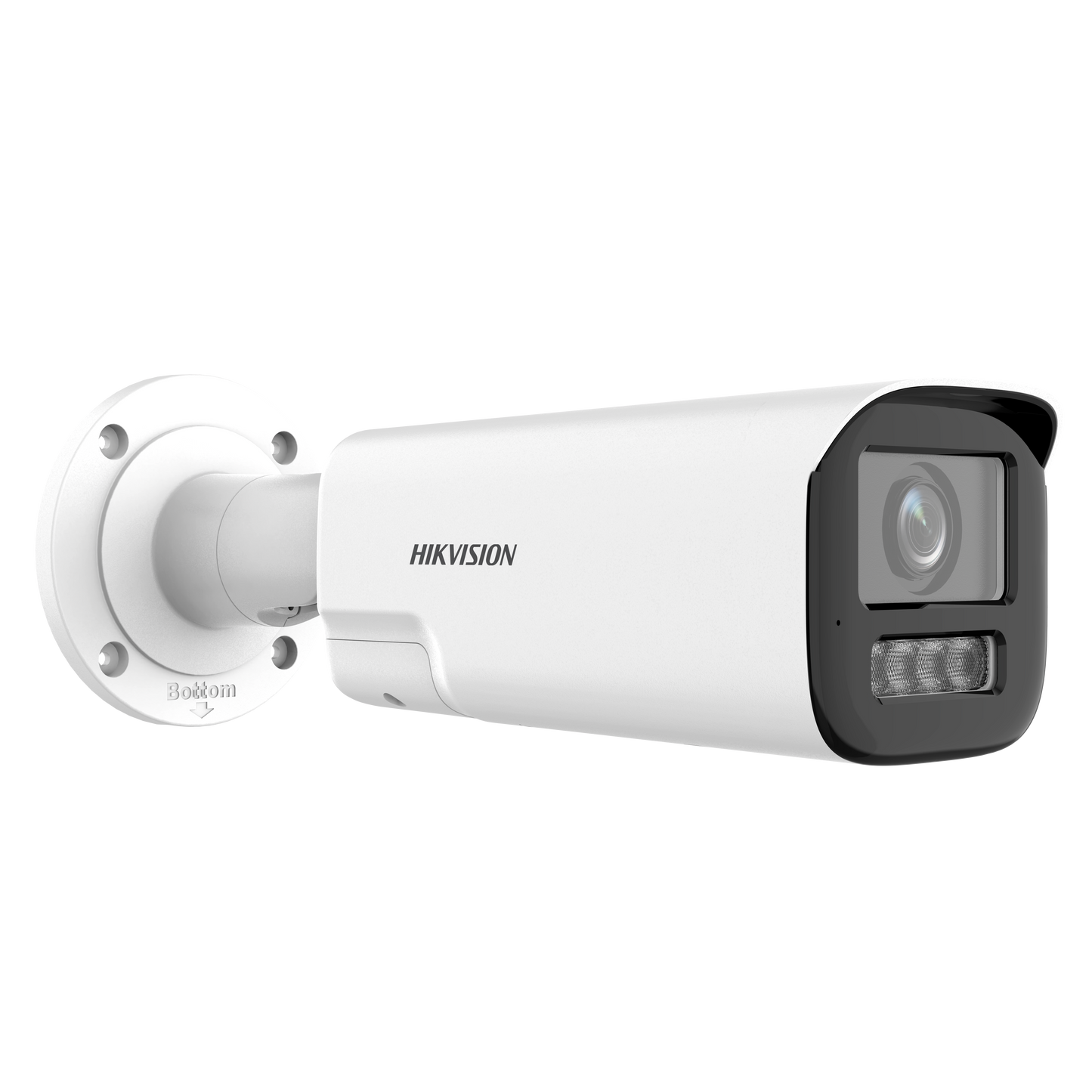 Hikvision Turbo HD 5MP bullet, 2.7-13.5mm lens, 60m hybrid-light, strobe-light & siren, two-way audio, 12VDC