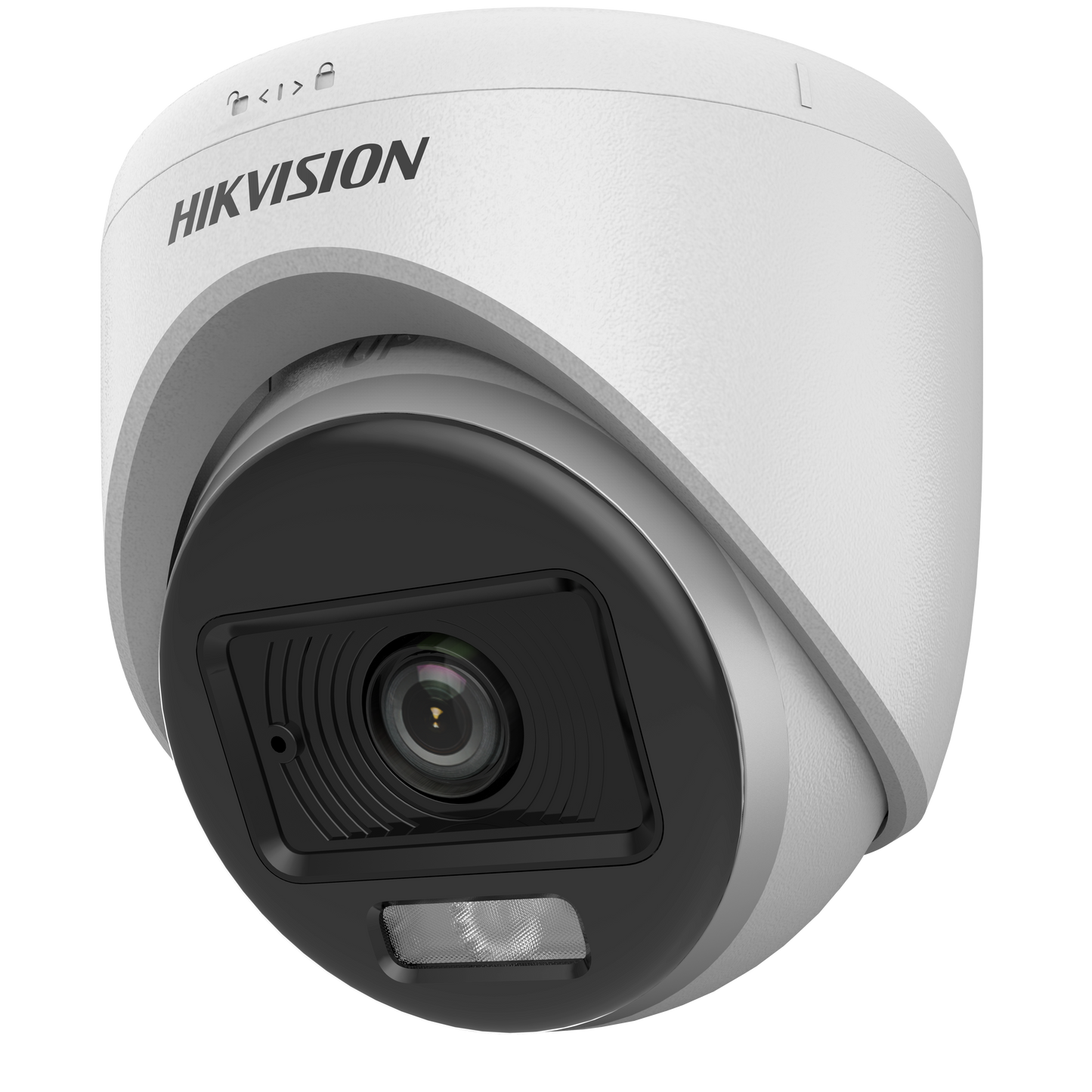 Hikvision Hybrid Eco-ColorVu 2MP plastic turret  2.8mm lens 20m IR/20m white light  12VDC