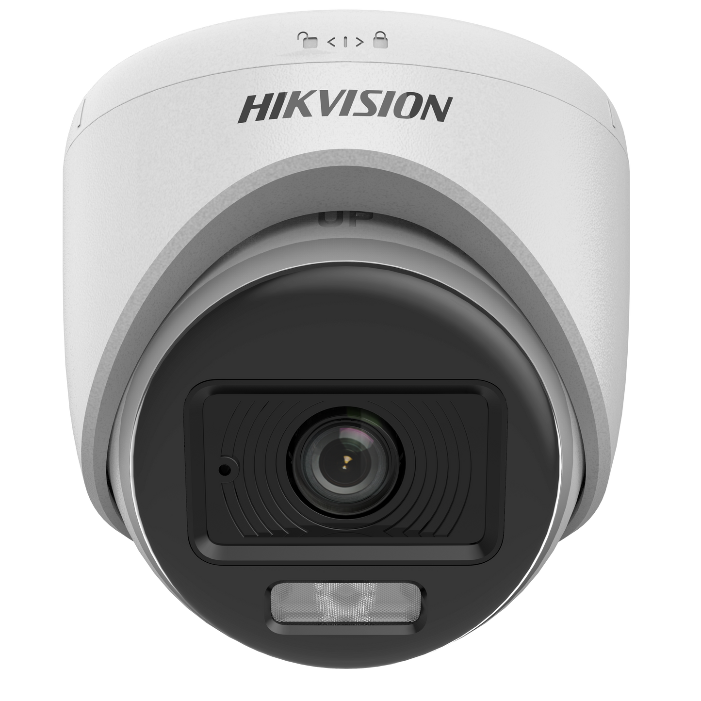 Hikvision Hybrid Eco-ColorVu 2MP plastic turret  2.8mm lens 20m IR/20m white light  12VDC