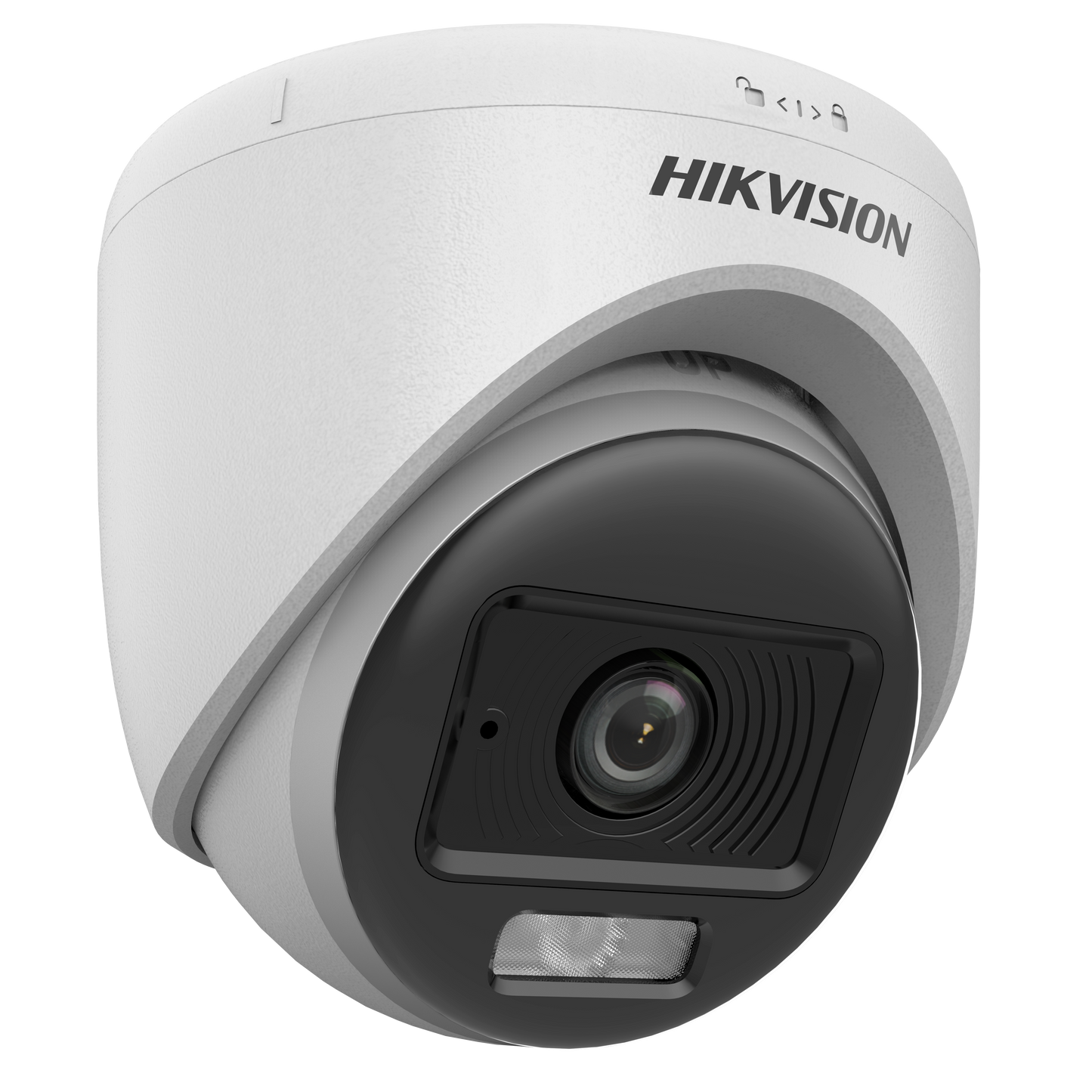 Hikvision Hybrid Eco-ColorVu 2MP plastic turret  2.8mm lens 20m IR/20m white light  12VDC
