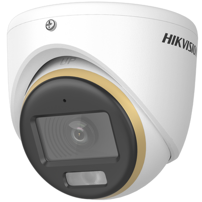 Hikvision ColorVu  2MP dome 2.8mm lens 20m hybrid-light 130dB WDR  12VDC