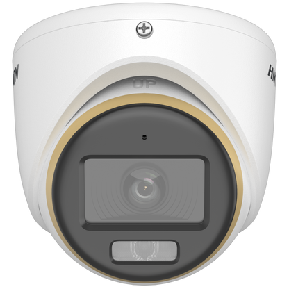 Hikvision ColorVu  2MP dome 2.8mm lens 20m hybrid-light 130dB WDR  12VDC