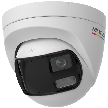 Hikvision ColorVu 3K panoramic dome, 40m hybrid-light, microphone, 12VDC **Requires HQHI/XT DVR**
