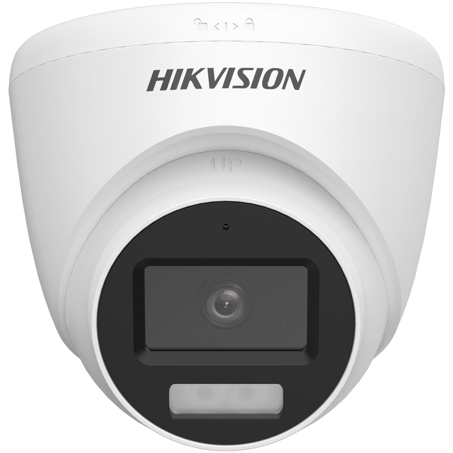 Hikvision Turbo HD 5MP turret  2.8mm lens 40m hybrid IR/ 20M white light microphone  12VDC
