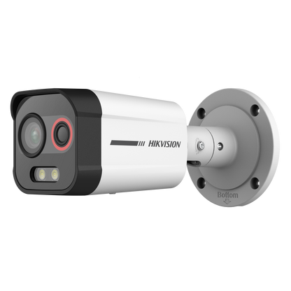 Hikvision Heatpro-Lite fire detection Bi-spectrum bullet 2mm thermal lens 6mm optical lens fire detection VCA  12VDC/POE