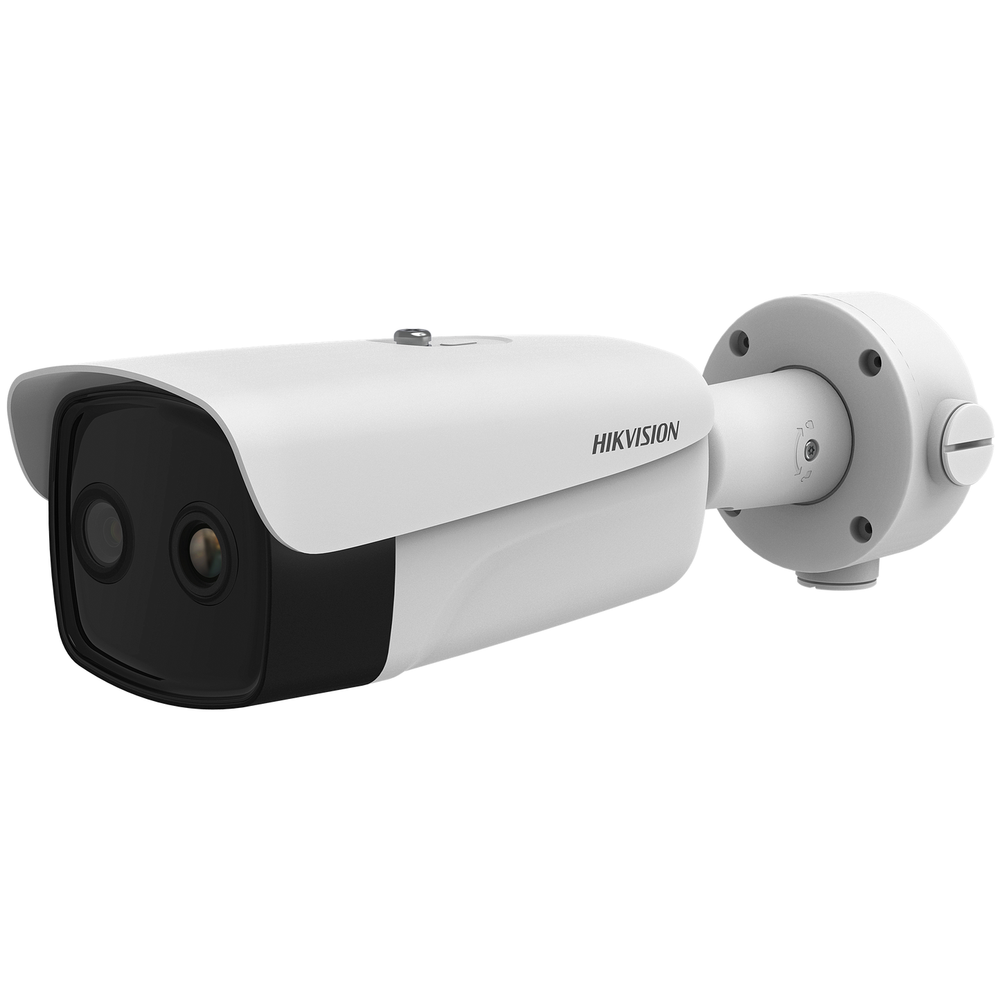 Hikvision Bi-spectrum thermal bullet 15mm thermal + 4MP 6mm optical 50m IR Fire detection VCA  12VDC/24VAC/POE