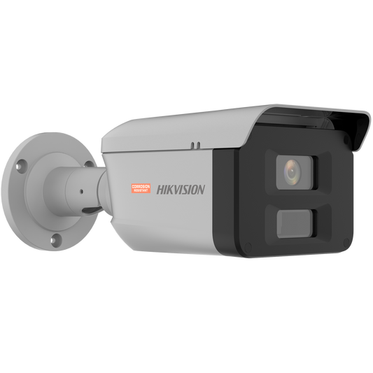 Hikvision 4MP ColorVu anti-corrosion poly-carbonate camera 40m illumination HEOP support 1 audio & alarm IO 9-36VDC/POE